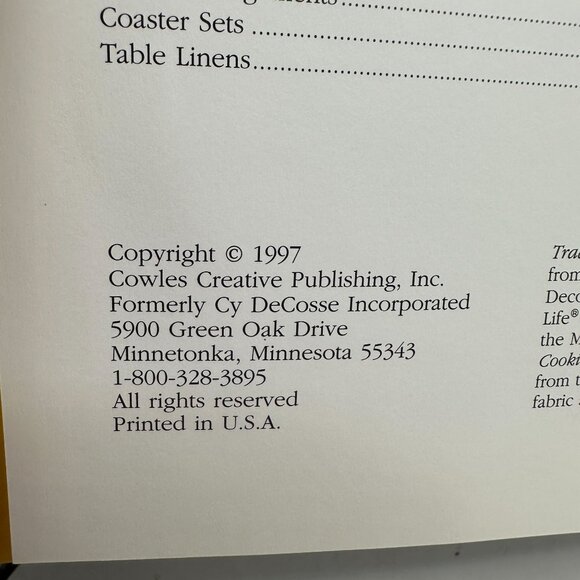 Traditional Christmas Two Cooking Crafts & Gifts Hardcover Book Cowles Creative - Picture 6 of 9